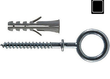 FISCHER TASSELLI IN NYLON CON OCCHIOLO CHIUSO S 6 C/3 K BLISTER PZ8