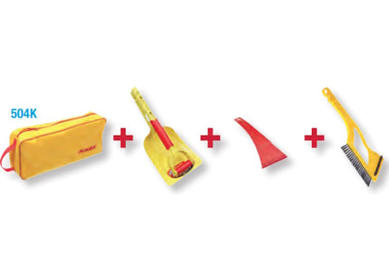 MASS KIT INVERNO PER AUTO CON PALA + RASCHIAGHIACCIO + SPAZZOLA + BORSA