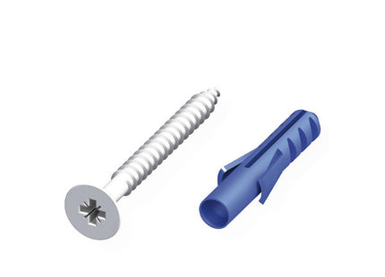 ALFER VITI E TASSELLI ACCIAIO COLOR ARGENTO D.MM 5 MM 3X30 CONF.PZ10