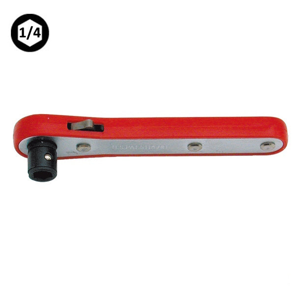 FERMEC MINI PORTAINSERTI A CRICCHETTO REVERSIBILE 1/4"