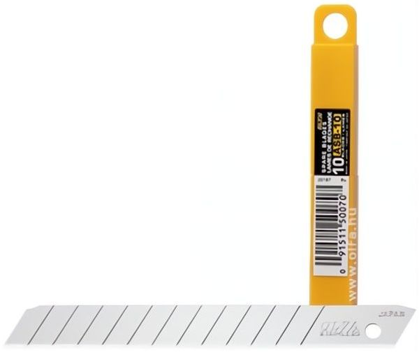 OLFA LAME PER CUTTER MOD. ASB-10 SEGMENTATE DA MM 9 CONF.DA PZ10