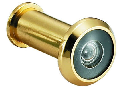 SPIONCINO PER PORTE TELESCOPICO D.MM12 REGOLABILE MM40-60 OTTONE LUCIDO