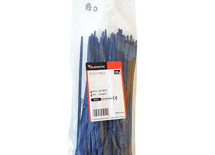 ELEMATIC FASCETTE RILEVABILI AL METAL DETECTOR E RAGGI X CONF.DA PZ100