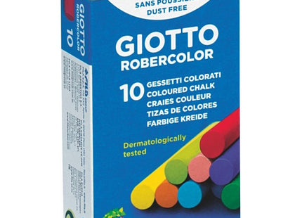 LYRA GIOTTO GESSI TONDI ROBERCOLOR COLORI VARI MM80 D.MM 9 CONF.PZ10