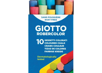 LYRA GIOTTO GESSI TONDI ROBERCOLOR COLORI VARI MM80 D.MM 9 CONF.PZ10