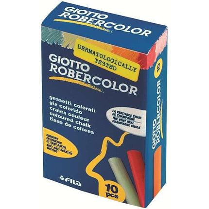 LYRA GIOTTO GESSI TONDI ROBERCOLOR COLORI VARI MM80 D.MM 9 CONF.PZ10