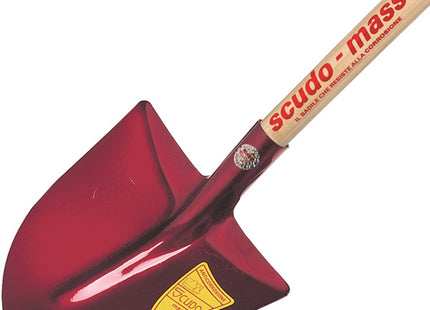 MASS BADILE SCUDO A PUNTA IN LEGA D'ALLUMINIO CON MANICO CM140