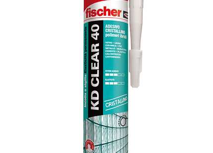 FISCHER ADESIVO SIGILLANTE KD CLEAR 40 CRISTALLINO ML290