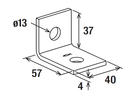 FISCHER SAMONTEC STAFFA ANGOLARE DI COLLEGAMENTO FAF