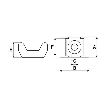 ELEMATIC SUPPORTO A SELLA NERO PER FASCETTE DI CABLAGGIO MAX MM5,0 PZ100