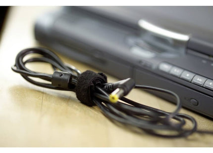 TESA NASTRO IN VELCRO FERMACAVI ATTACCA E STACCA ON&OFF MM10X5MT NERO