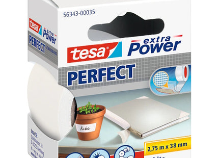 TESA NASTRO ADESIVO TELATO EXTRA POWER PERFECT MM38X2,75MT BIANCO
