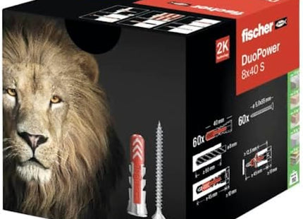 FISCHER TASSELLO DUOPOWER S IN BI-MATERIALE CON VITE