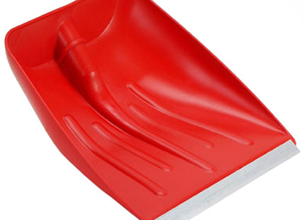 MASS PALA NEVE PLASTICA ROSSA A CUCCHIAIO CM37X41 CON PROFILO