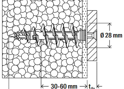 FISCHER TASSELLO FID II PLUS IN PLASTICA PER ISOLAMENTI TERMICI