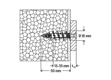 FISCHER TASSELLO FID II K IN PLASTICA PER ISOLAMENTI TERMICI BLISTER PZ4