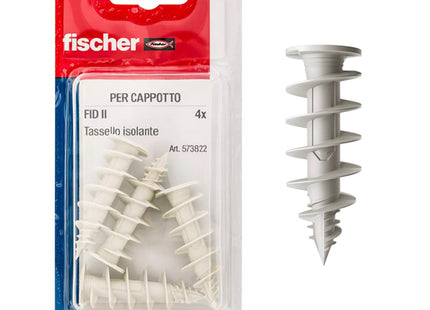 FISCHER TASSELLO FID II K IN PLASTICA PER ISOLAMENTI TERMICI BLISTER PZ4
