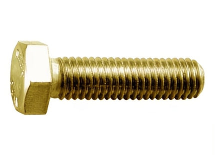 VITE TE INTERAMENTE FILETTATA OTTONE M 8X 20 UNI 5739