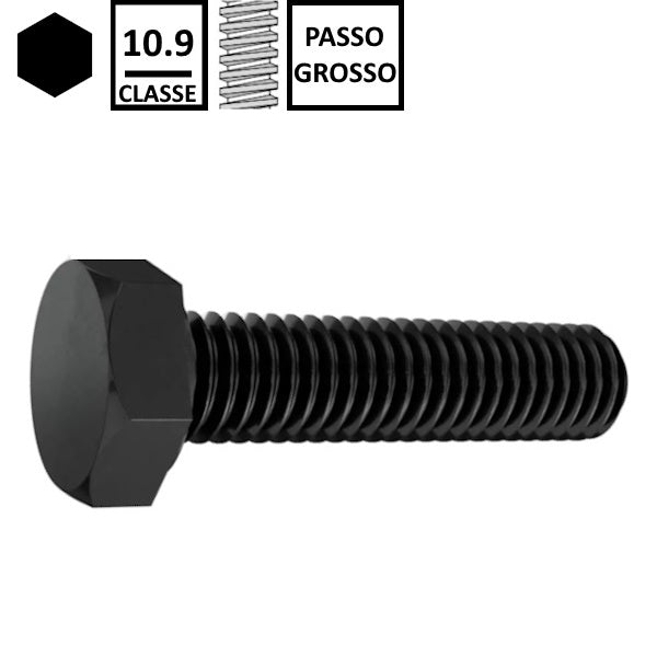 VITE TE INTERAMENTE FILETTATA CL.10.9 GREZZA UNI 5739