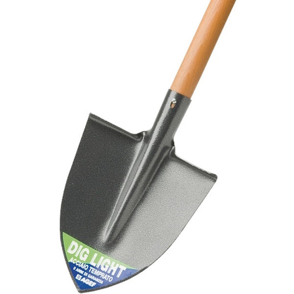 AGEF VANGA A PUNTA TEMPRATA VERNICIATA MANICO FAGGIO CM120 FSC 100%