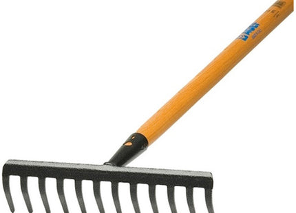 AGEF RASTRELLO 14 DENTI CURVI CON MANICO IN FRASSINO CM140 FSC 100%