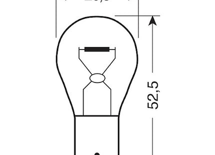 LAMPA LAMPADINA P21W 12V 21W BLISTER DA PZ2
