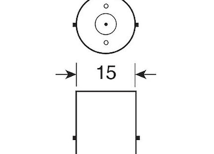 LAMPA LAMPADINA P21W 12V 21W BLISTER DA PZ2