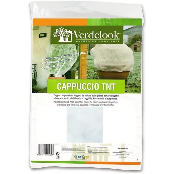 VERDELOOK VELO PROTETTIVO A CAPPUCCIO BIANCO IN BUSTA DA MT1,6X2