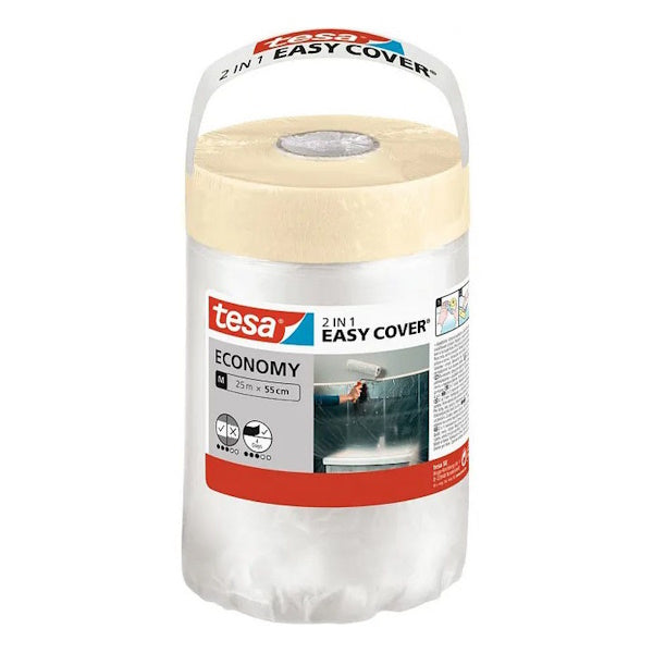 TESA TELO CON NASTRO PER MASCHERATURA EASY COVER MM 550X25MT