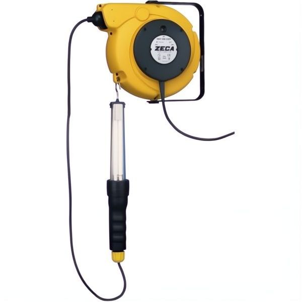 ZECA AVVOLGICAVO CON CAVO DA MT14+1,5 E LAMPADA 308 FLUORESCENTE 24V*