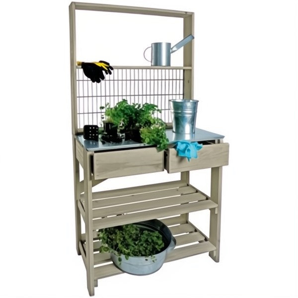 PIRCHER TAVOLO DA LAVORO IN PINO COLORE SCANDINAVIAN 780X380X1580H