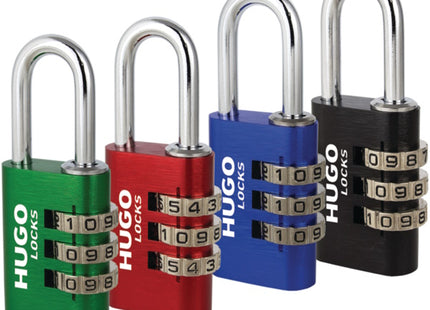 FF GROUP HUGO LUCCHETTO IN ALLUMINIO A COMBINAZIONE PA20 MM20 VERDE*