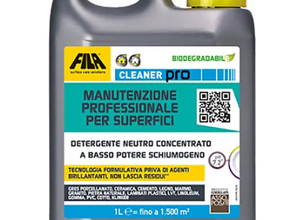 FILA CLEANER DETERGENTE CONCENTRATO NEUTRO LT1
