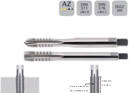 WSG MASCHIO MACCHINA 6051 HSS-E PER FORI PASSANTI M 8X1,25