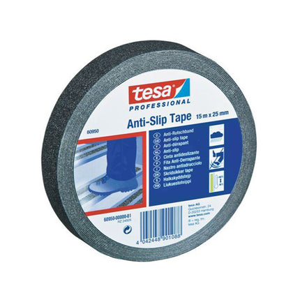 TESA NASTRO ADESIVO ANTISCIVOLO MM25X15MT COLORE NERO