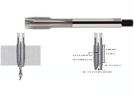WSG MASCHIO MACCHINA 6121 HSS-E PER FORI PASSANTI SX MF 8X1