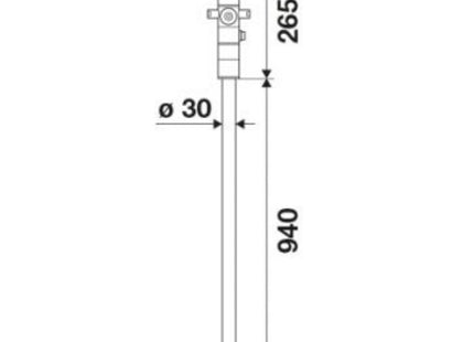 RAASM POMPA PNEUMATICA A PISTONE PER GRASSO CON PESCANTE DA MM940