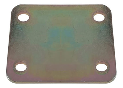 MINUTEX PIASTRA GIUNZIONE PESANTE 4 FORI MM 60X50X3 ACCIAIO ZINCATO