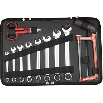 KRINO VALIGIA CON ASSORTIMENTO BUSSOLE E UTENSILI MANUALI DA PZ127