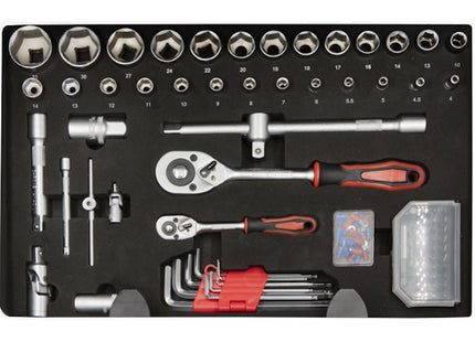 KRINO VALIGIA CON ASSORTIMENTO BUSSOLE E UTENSILI MANUALI DA PZ127