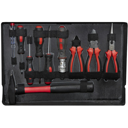 KRINO VALIGIA CON ASSORTIMENTO BUSSOLE E UTENSILI MANUALI DA PZ127