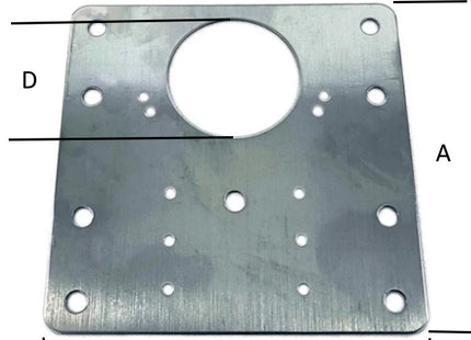 MINUTEX PIASTRA DI RIPARAZIONE PER LE ANTINE DEI MOBILI MM.90X90 D.MM35