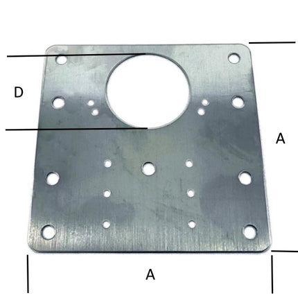 MINUTEX PIASTRA DI RIPARAZIONE PER LE ANTINE DEI MOBILI MM.90X90 D.MM35