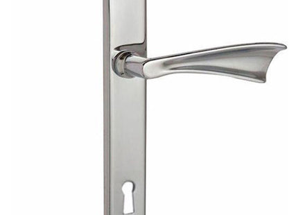 SONICAL MANIGLIA FARFALLA ZIRAL CROMATO CON PLACCA FORO PATENT MM8X90*