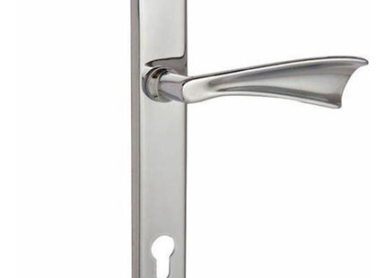 SONICAL MANIGLIA FARFALLA ZIRAL CROMATO CON PLACCA E FORO YALE MM8X85*