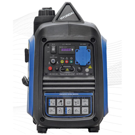 HYUNDAI GRUPPO ELETTROGENO INVERTER H2250IS MONOFASE 2 KW SILENZIATO