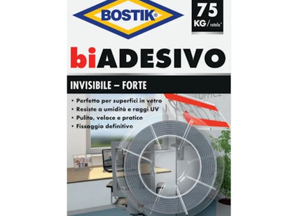 UHU BOSTIK NASTRO BIADESIVO INVISIBILE-FORTE MM19X1,50MT TRASPARENTE
