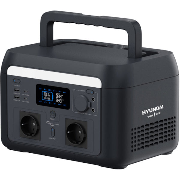 HYUNDAI BATTERIA POWER STATION PORTATILE 600W MOD.THOR 600