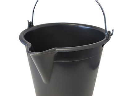 MOBIL PLASTIC SECCHIO GRADUATO INDUSTRIALE GRIGIO LT12