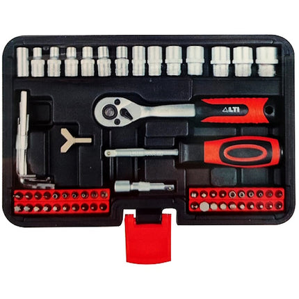 KRINO ASSORTIMENTO DI BUSSOLE E INSERTI DA 1/4" PZ130